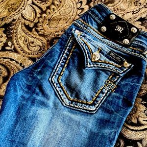 Miss Me signature boot jean